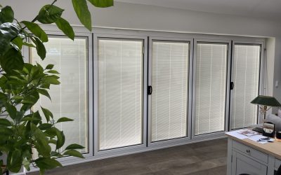 Blinds in bifold doors – the perfect & versatile way to contol light & shade